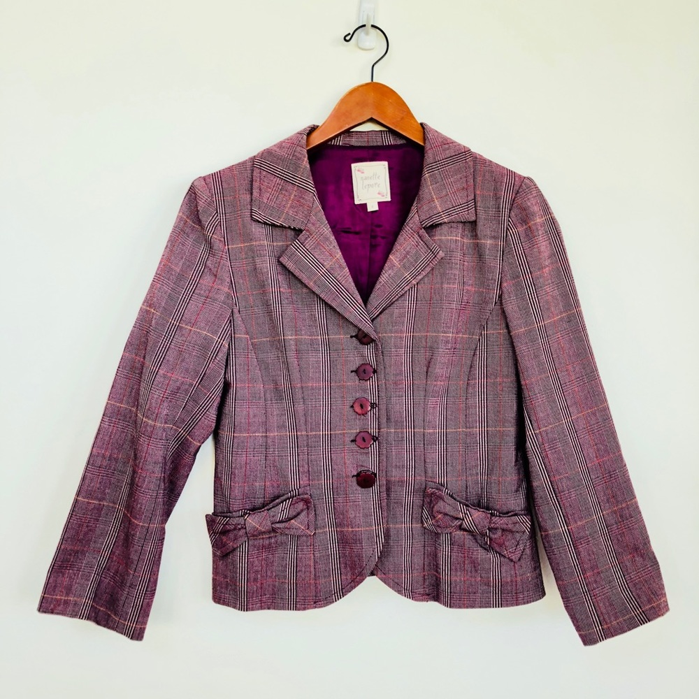 Nanette Lepore skirt suit gorgeous pattern and cut